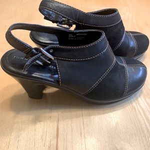 Tommy Hilfiger Round Toe Wedges - Black